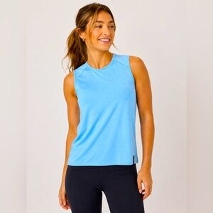 Bontrager Kalia Women’s Cycling Tank Top Blue Medium Moisture Wicking Bike